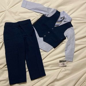 4-piece 24mo Navy Blue Boy Suite